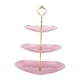thumbnail image 3 of Soporte Para Magdalenas De 3 Niveles, Plato Para Golosinas, Soporte Para Pasteles Para Fiesta, Boda, Té De La Tarde, Color Rosa, 3 of 3