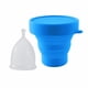 thumbnail image 4 of Juego de 4 coronas para copa menstrual con vaso esterilizador y soporte, 4 of 6