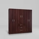 thumbnail image 1 of Clóset Maipo 6 Puertas 3 Cajones Chocolate, 1 of 7