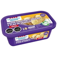 Helado Chocolate, Manjar Y Flan De Vainilla Cassata 2,5 L Chamonix