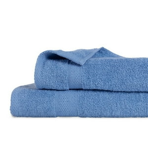 Set 2 Toallas Colorix 380 Grs / Azul – Plumetti