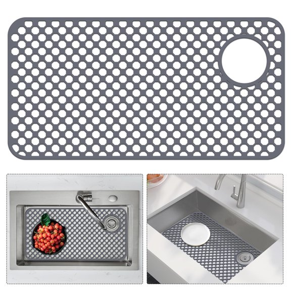 Protectores de fregadero Flytime de silicona para fregadero de cocina 28,35x14,37