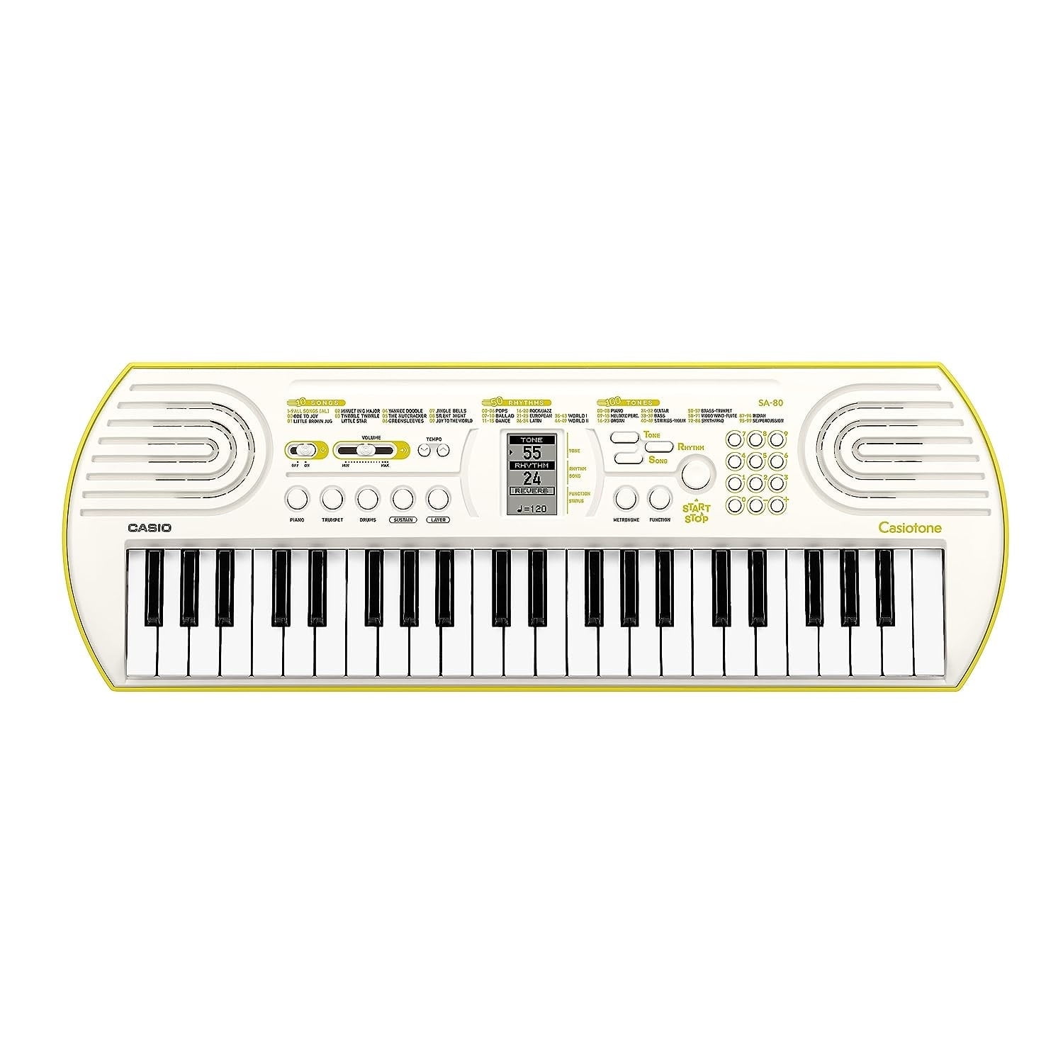 Teclado Infantil Casio Sa-80 Con Fuente De Poder