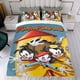 thumbnail image 4 of Animaniacs Conjunto de sábanas temático, trío de piezas, cómodo y amigable con la piel, diseño único, regalo de decoración para el hogar para familiares, amigos y fans,173cm *218cm, 4 of 6