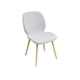 thumbnail image 1 of Silla Tapizada En Lino Para Comedor Gabriely Gris, 1 of 3