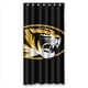 thumbnail image 1 of Cortina de ducha de los Missouri Tigers, juego de cortina de baño con ganchos, tamaño 36 x 72 pulgadas, 1 of 3