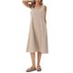 thumbnail image 2 of INSPIRE CHIC Vestidos sin mangas a cuadros para mujer, ajuste holgado casual, vestido midi de cuadros con bolsillos, atuendos de verano S Marrón, 2 of 6