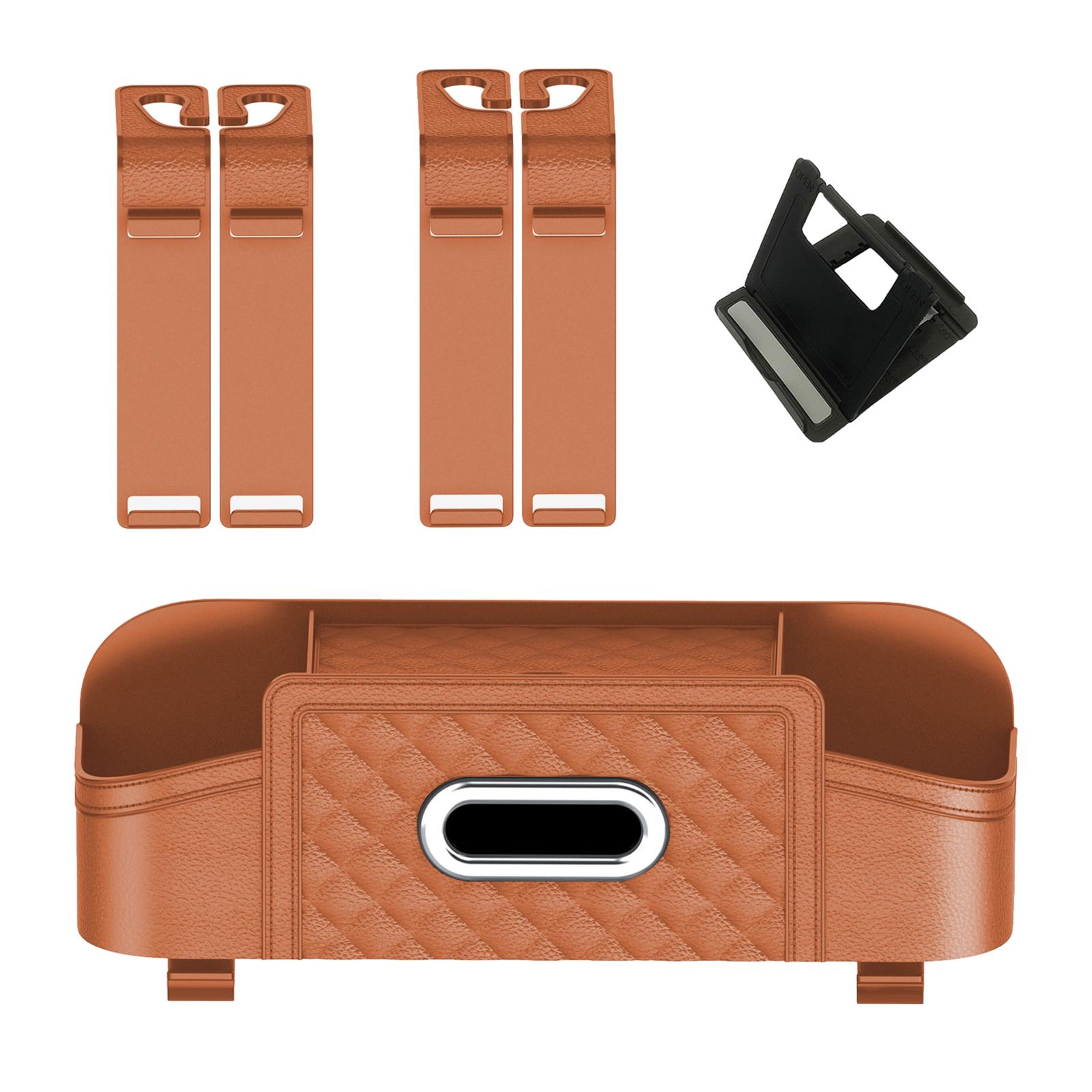 Magideal - Organizador Para Asiento Trasero De Coche, Caja De Almacenamiento Multifuncional, Caja De Almacenamiento Para Asiento Trasero, Decoración Interior De , Amarillo