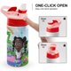 thumbnail image 4 of Dee y sus Amigos en OzBotella de Agua con Tapa Pop Top de Un Toque, Acero Inoxidable, a Prueba de Fugas, para Deportes, Botella Infantil rosa 12 oz, 4 of 6