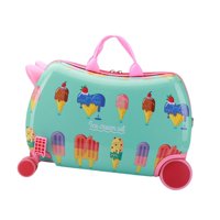 Bothyi - Maleta De Viaje Con Ruedas Para Niños, Resistente, Rígida, Con Ruedas, Color Verde Helado