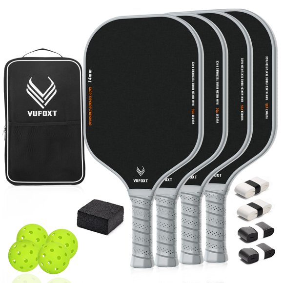 Palas de Pickleball VUFOXT Juego de 4 Cumple con la normativa USAPA