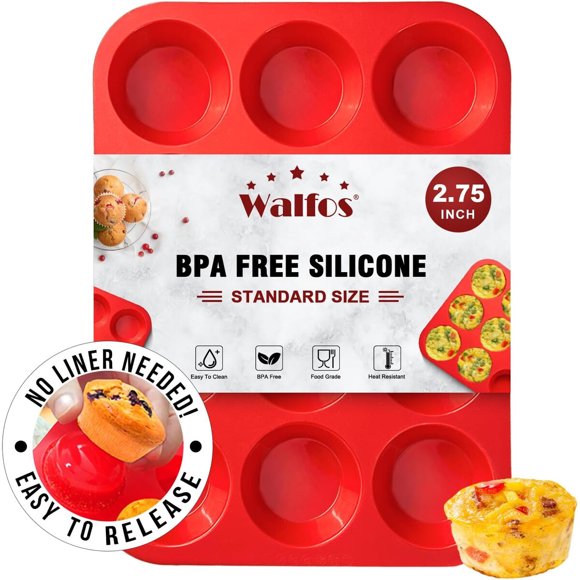 Molde para Muffins Walfos de Silicona BPA Free