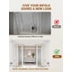 thumbnail image 4 of Kit de herrajes para puerta plegable FEAOXYO de acero inoxidable y nylon, 4 of 7