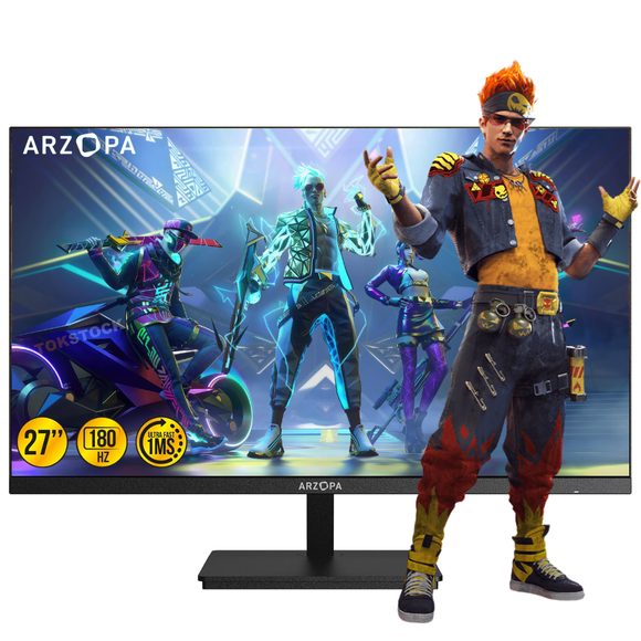 Monitor Gamer 27″ ARZOPA M1RC 180Hz 2K QHD