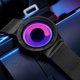 thumbnail image 3 of Reloj SINOBI de Diseño Creativo con Malla de Acero Negro y Púrpura, 3 of 7
