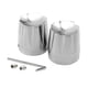 thumbnail image 1 of Cubierta De La Tapa De La Tuerca Del Eje De La Rueda Delantera 2pcs Para Harley Softail XL883 XL1200 Silver, 1 of 5