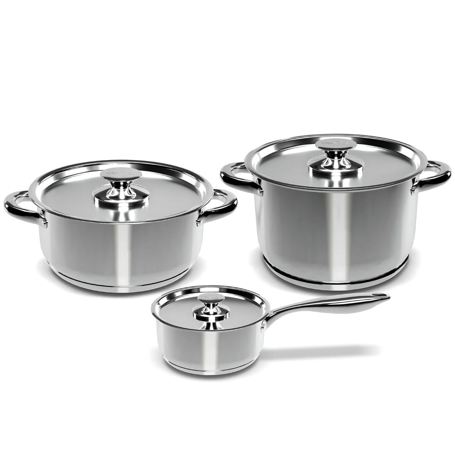 Wens - Set Bateria De Cocina 6 Piezas Acero Inoxidable 430-6ss