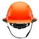 thumbnail image 2 of Casco de Seguridad LIFT HIDV-24HO IDAX con Ala Completa - Ventilado (Naranja de Alta Visibilidad), 2 of 4