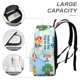thumbnail image 4 of Noodle y Amigos-theme Backpack, Campus style schoolbag Bookbag with Adjustable Shoulder Straps And Large Zip Compartment, Unisex Travel Bags.42x30x15cm, 4 of 6