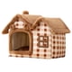 thumbnail image 1 of Casa De Perro Para Interiores, Cama Para Gatos, Para Gatitos, Cachorros, Gatos, Perrera Plegable Para Dormir, 1 of 5
