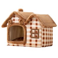 Ioensy - Casa De Perro Para Interiores, Cama Para Gatos, Para Gatitos, Cachorros, Gatos, Perrera Plegable Para Dormir
