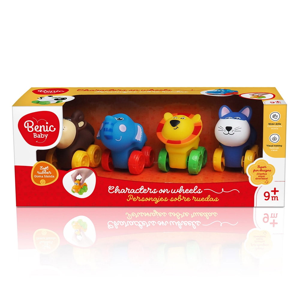 Benic Baby - Set De 4 Animales Con Movimiento Libre