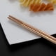 thumbnail image 5 of Utensilios portátiles, juego de cubiertos para viajes y camping, 8 piezas que incluye cuchillo, tenedor, cuchara, palillos, cepillo de limpieza y pajitas, estuche portátil, juego de cubiertos de acero, 5 of 7