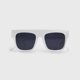 thumbnail image 3 of Lentes De Sol Mujer Marco Rectangulares Festivales Verano blanco Talla Única, 3 of 5