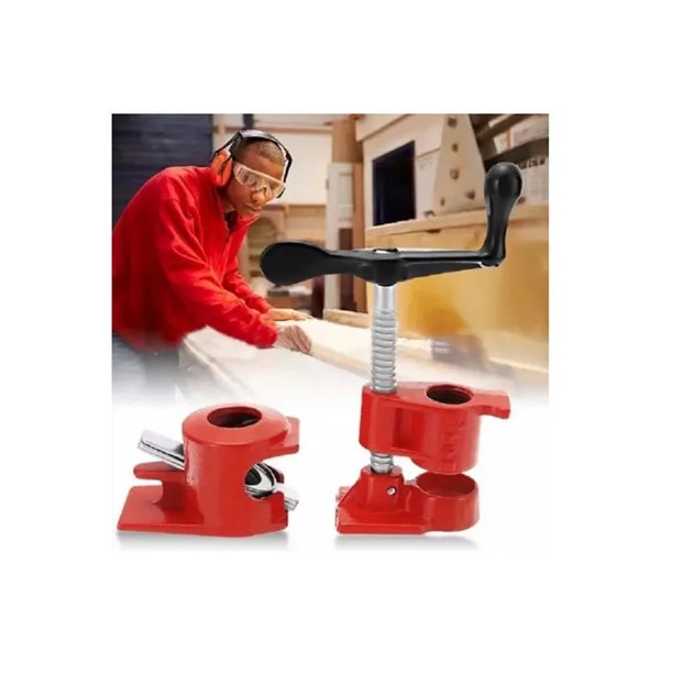 Set De 4 Prensas Sargento De Tubo De 3/4 | Lider