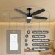 thumbnail image 2 of Ventilador de techo FANSHAIN 132 cm con luz y control remoto, 2 of 7