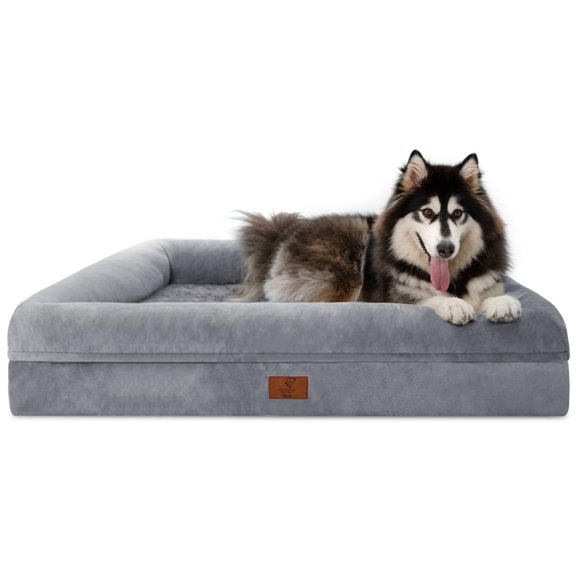 Cama ortopédica para perros Yiruka XL, lavable con funda extraíble