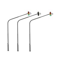 Magideal - Paquete De 3 Semáforos De Ciudad, Luces De De 5V Para De Paisaje, , Modelo Arquitectónico De Paisaje, Modelo De Tren, Material 1:87