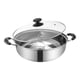 thumbnail image 4 of Olla Caliente Dividida Con Tapa, Versátil, Ideal Para Shabu-shabu, Perfecta Para Restaurantes, Fiestas Y Residencias Estudiantiles (30 Cm), 4 of 5
