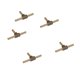 thumbnail image 4 of 5 unids latón t tipo joiner manguera de combustible joiner tee conector aire agua gas 4mm, 4 of 5