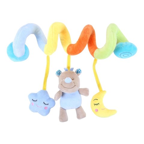 Genérico - Sonajeros Felpa Espiral Cuna Carrito Bebe 3-12M Colorido Lau