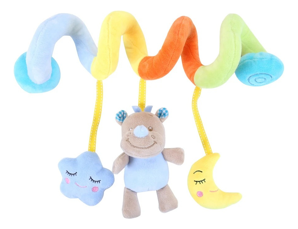 Genérico - Sonajeros Felpa Espiral Cuna Carrito Bebe 3-12M Colorido Lau