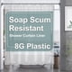 thumbnail image 2 of Cortina de ducha AmazerBath Clear Premium PEVA 180 x 180 cm, 2 of 8