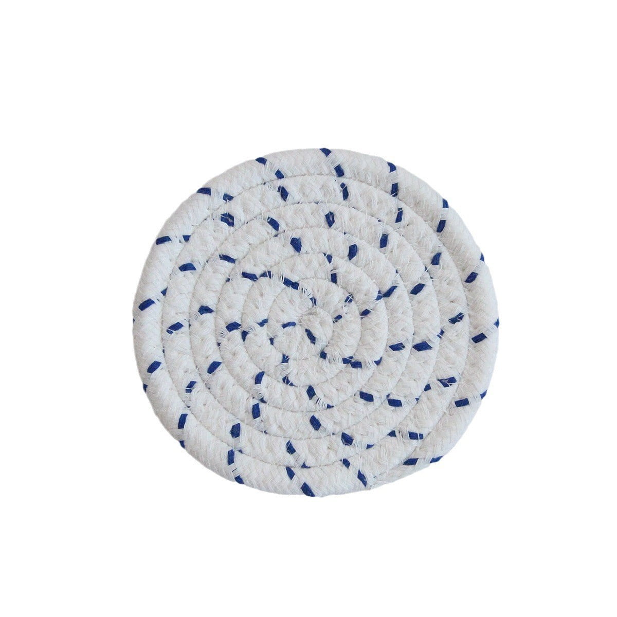 Xmhytop Juego De 4 Portavasos Absorbentes Antideslizantes, Coasters Para Vasos Y Copas De Vino, Estilo A, 11cm, Azul B
