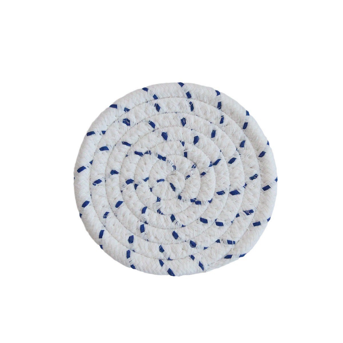 Xmhytop Juego De 4 Portavasos Absorbentes Antideslizantes, Coasters Para Vasos Y Copas De Vino, Estilo A, 11Cm, Azul B