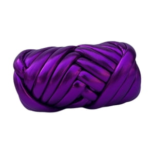 Magideal - Hilo Grueso Jumbo Longitud Del Hilo 590 Pulgadas Hilo Voluminoso Hilo De Peso Voluminoso Hilo Para La Alfombra De Almohada Que Hace Bufanda De , Púrpura