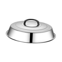 Magideal - Tapa Para Olla, Tapa De Repuesto Para Sartén, Accesorios Resistentes Para Plancha, Tapa Para Cocinar Al Salsas, Tapa De Wok De Fondo Plano Para