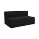 thumbnail image 2 of Sofa Madrid Dos Cuerpos Lino Negro, 2 of 3