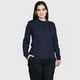 thumbnail image 1 of Polera Pique Tc Ml Mujer azul marino M, 1 of 5
