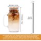 thumbnail image 2 of ANOTION Mason Jar con tapa y bombilla, 24 oz, boca estándar, 2 of 3