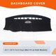 thumbnail image 2 of KEYOOG Cobertura de Tablero para Ford Edge 2011‑2014 (vehículos de volante a la izquierda), Alfombra antideslumbrante y antideslizante, protector solar (Negro), 2 of 8