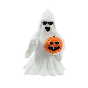 Bothyi - Escultura Aterradora De Fantasma De Halloween Para El Salpicadero Del Coche, Fiesta Temática Con Calabaza.