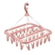 thumbnail image 4 of Secador De Ropa Plegable Secador De Ropa Interior Calcetines A Prueba De Viento 32 Clavijas Rosa, 4 of 5