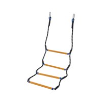 Magideal - Escalera De Cuerda Para Barcos Cuerda De Escalada Resistente De Varios , Diseño De Peldaños De Resina Rígida, Escalera De Escalada Al Aire Libre , 4 4 Pasos