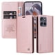 thumbnail image 1 of Funda Billetera de Cuero para Motorola Edge 50 Neo con Tarjetero y Soporte - Tapa Magnética Rosa, 1 of 6