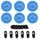 thumbnail image 1 of Anillos en D de material acero inoxidable Parches Kayak Elástico Cuerda elástica Ganchos Paddleboard PVC Inflable Barco Paddle Board Canoa Cubierta Kit de Azul, 1 of 5